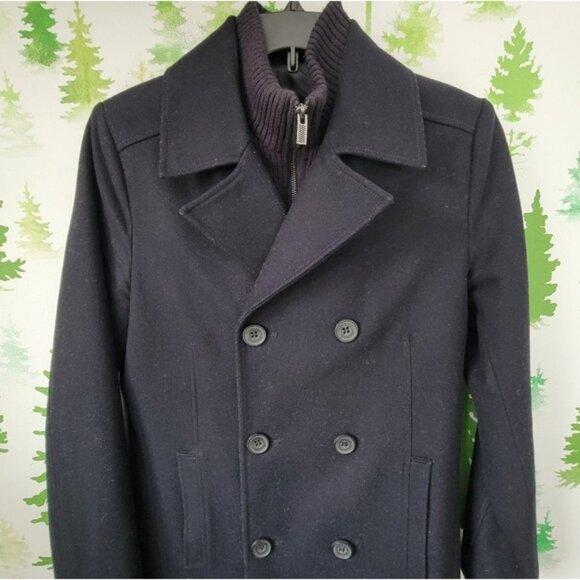 Kenneth Cole Double Breasted Peacoat. - Picture 3 of 13